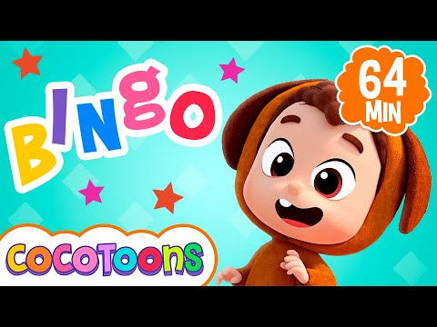 Um cão que se chamava Bingo 🐶 e mais música infantil de Lea e Pop em português | Cocotoons Brasil