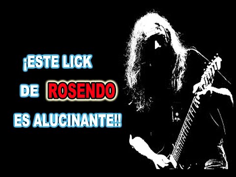 POR QUÉ ESTE LICK DE ROSENDO PUEDES USARLO EN TANTAS TONALIDADES EN TUS SOLOS (y no debes perdértelo