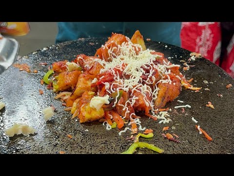 Mumbai Tawa Fry Vegetable Mix Bread Pakoda | Indian Street Food