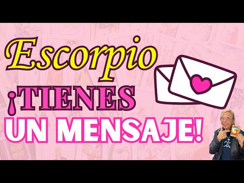 ESCORPIO! NADIE SABE LO QUE TIENE HASTA QUE LO PIERDE! AHORA MURIENDO DE AMOR POR TI!