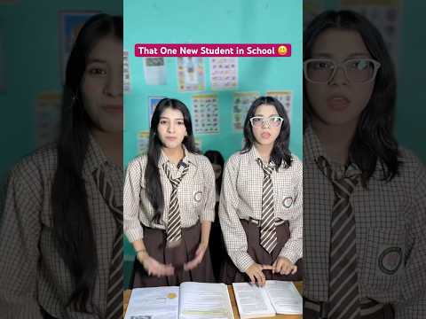 That One New Student in school 🤭 #viralshort #comedy #ytshorts #school