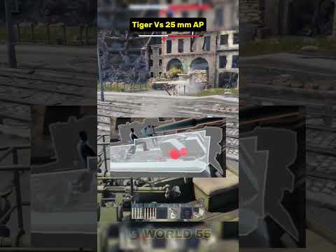 War Thunder - Tiger Vs 25mm Ap.#warthunder