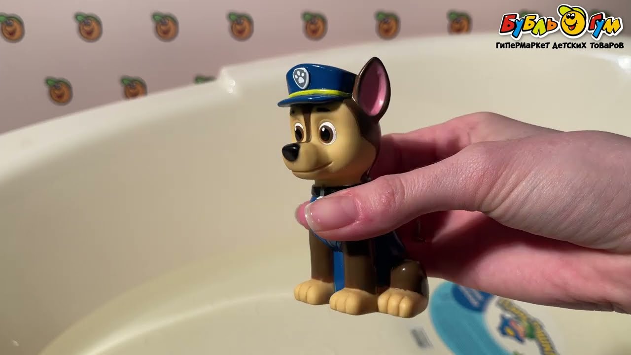 Игрушка для ванны Щенячий патруль Гончик 1шт - видео