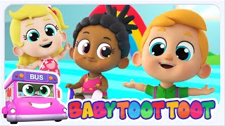 Năm Em Bé Nhỏ Bài Hát | Video Học Tập Cho Trẻ Mẫu Giáo - Baby Toot Toot