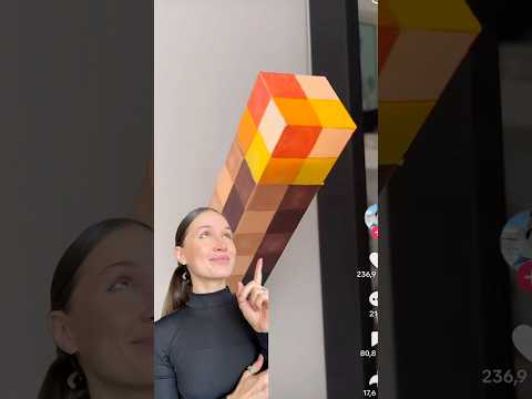 Я не знаю зачем мне эта штука, но на деле выглядит классно 🫨 #diy #roomdecor #decor #Minecraft