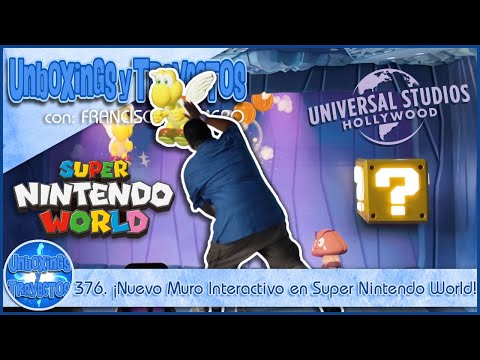 376. ¡Descubre el Nuevo Muro Interactivo en Super Nintendo World! | Universal Studios Hollywood