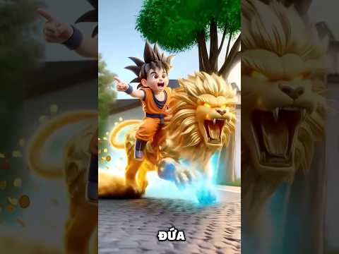 Goku Chế Tạo Sư Tử Bằng Tiền Tiết Kiệm Của Mình Và Cái Kết #songoku #goku  #dragonball