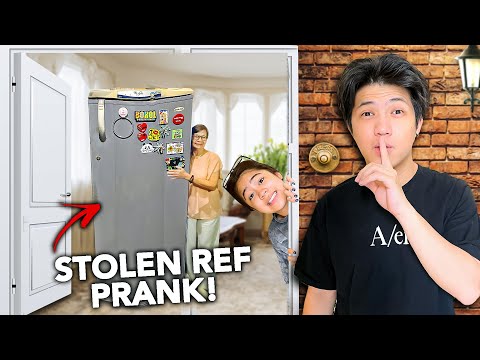 Stolen Refrigerator Prank! (Birthday Surprise) | Ranz and Niana