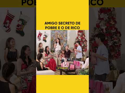 #amigosecreto de pobre e de rico