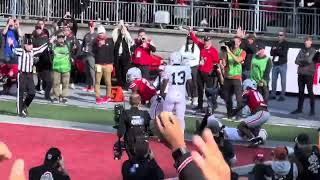 Caleb Downs INTERCEPTION in the End Zone Ohio State vs Penn State 2025