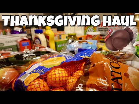 Thanksgiving Grocery Haul 2024 🦃 LARGE FAMILY MEAL PLAN