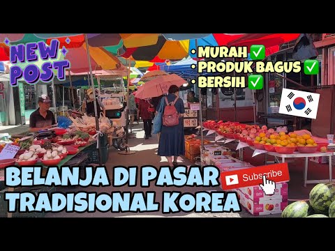 BELANJA DI PASAR TRADISIONAL KOREA | YANG DIJUAL APA AJA YA???