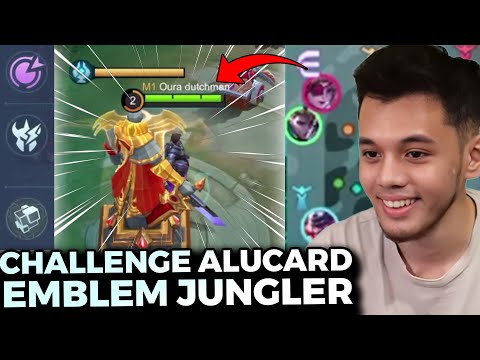 Challenge Alucard di EXP Lane Emblem Jungler!! Emblem ngawur gak ngaruh!! - Mobile Legends