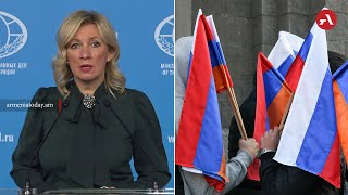 «Доказательства должны быть»: Захарова — об «агентах российского влияния» в Армении