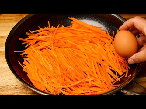 Do you have carrot and egg ? This is a super easy and delicious recipe !