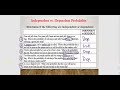 Probability and Events Analysis