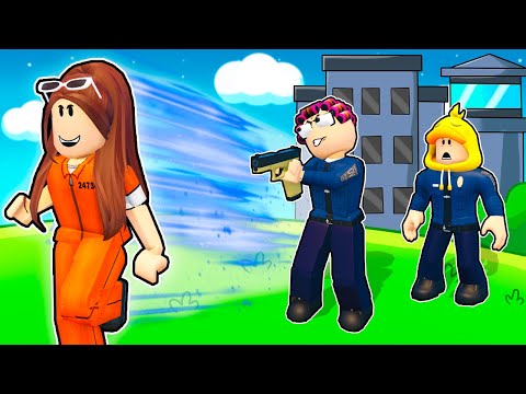 POLICIAS vs LADRONES en ROBLOX con la ABUELA RITA!