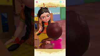 Bhaiya Aur Behena -Raksha Bandhan | Hindi Rhymes & Cartoons | Infobells #hindirhymes #rakshabandhan