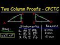Triangle Congruence Theorems and CPCTC Proofs