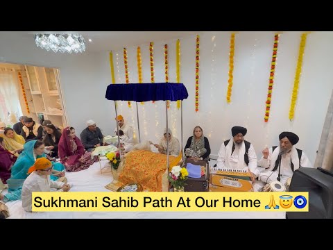 Again… Our Home Got Blessed In UK 😇🧿 !! Meet Our Gyani Ji | Sukhmani Sahib Path Part 2 | Shukrana 🙏