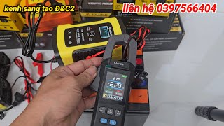 Báo giá máy sạc ăcqui và điều khiển quạt