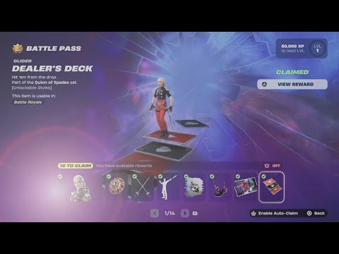 How to Unlock Dealer's Deck Glider in Fortnite | Battle Pass Rewards Page 1