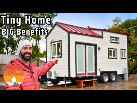 His 160 Sqft Tiny House offers BIG financial & mental health benefits