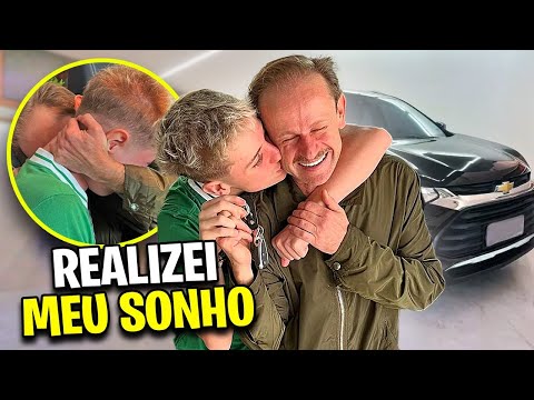 FIZ UMA SURPRESA E DEI UM CARRO PRO MEU PAI!