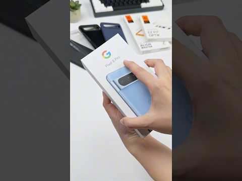 unboxing our Pixel 8 Pro + case haul #tech #googlepixel #unboxing #asmr #phonecase #spigen