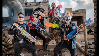 LTT Films : Silver Flash vs Masked Criminals – Epic Nerf Guns Fight to Rescue His Brother!