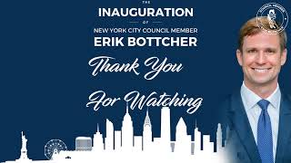 NYC Council Member Erik Bottcher Inauguration