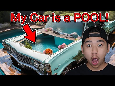 Turning My Car Into A Pool!