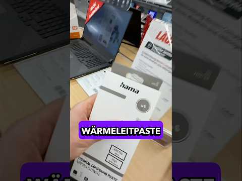 Wärmeleitpaste beim Mediamarkt? Ja, von Hama 😅 #gamingpc #pcbuilding #pchardware
