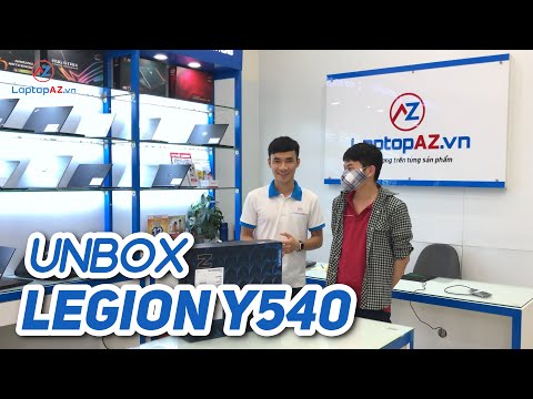 (VIETNAMESE) Cùng bạn Lâm unbox - Lenovo Legion Y540 tại LaptopAZ