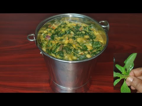 சிறுகீரை சிறுபருப்பு கூட்டு! Siru Keerai Siru Parupu Kootu /Spinach Dal gravy