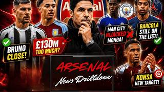 🚨 Arsenal’s HUGE Transfer Week! Bruno CLOSE, £130M SHOCK, City HIJACK & NEW Defender Target!