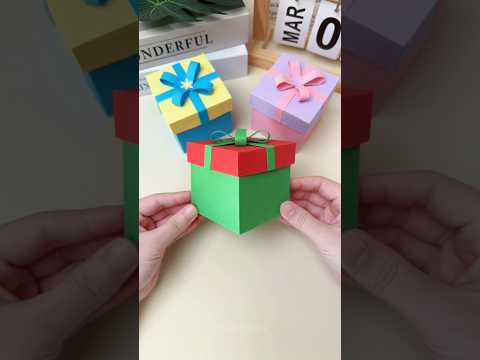 Gift Box Making With Paper / Diy Gifts For Best Friend Gift Box Making ideas Easy School Project Diy