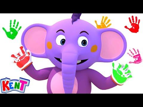 Play With Colors - Ten Little Finger + Daily Nursery Rhymes By Kent The Elephant