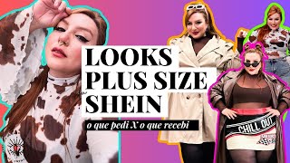 LOOKS PLUS SIZE DA SHEIN DANDO NOTAS PRAS PEÇAS