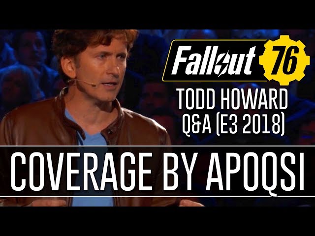 FALLOUT 76 Q&A w/ Todd Howard - Gameplay Features, Micro-transactions, and More!