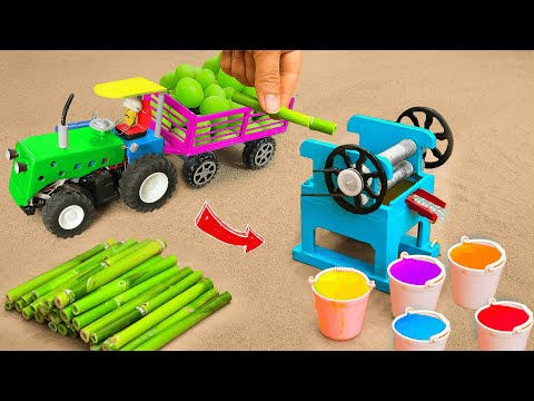 Diy tractor mini Bulldozer to making concrete road | Construction Vehicles, Road Roller