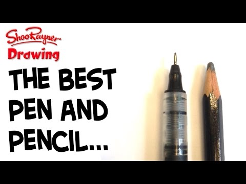 What is the best pen or pencil to draw with?