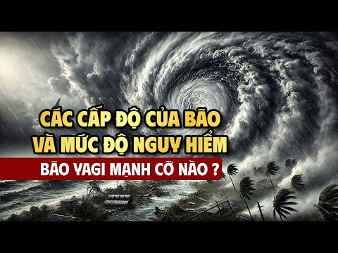 Các cấp độ của bão và mức độ nguy hiểm, bão Yagi mạnh cỡ nào ? | THKT