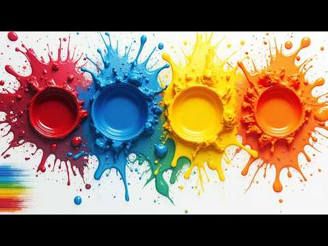 اتعلم دمج الألوان بسهولة | Guess the final color|Satisfyingvideo |Art video |Color mixingvideo