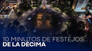 🔟 minutos de festejos de LA DÉCIMA 💙