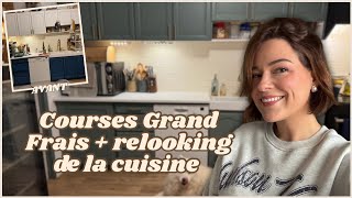 VLOG : Retour de courses Grand Frais & J’ai repeint ma cuisine !