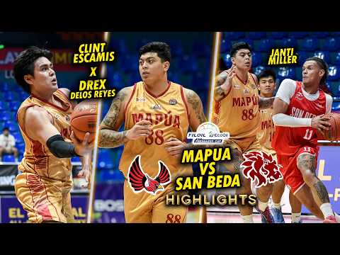 6'9" DREX DELOS REYES x NCAA FINALS MVP CLINT ESCAMIS BAGONG DUO NG MAPUA VS SAN BEDA RED LIONS