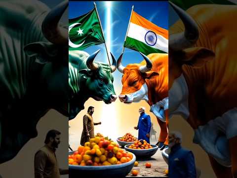 pakistan vs India cow match who winner ? #zka #ai #cow