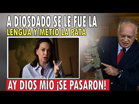 Tremenda METIDA de PATA del chavista DIOSDADO María Corina Machado lo APLASTO con todo