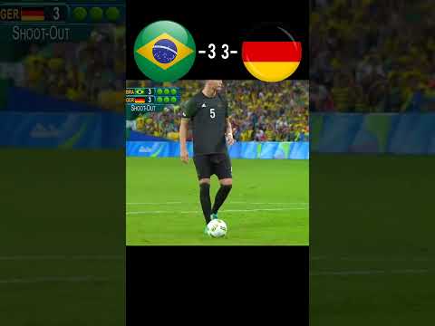 Brazil VS Germany 2016 | Olympics Finals | #brazilvsgermany #shorts #football